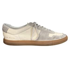 Common Projects Men’s BBall Duo Slim White Leather Sneaker Size 46 US 13